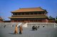 China: Buddhist monks visiting the Forbidden City (Zijin Cheng), Beijing