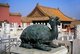 China: Bronze Dragon Turtle statue next to the Hall of Supreme Harmony, The Forbidden City (Zijin Cheng), Beijing