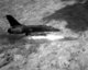 Vietnam: An Air Force F-100D Super Sabre aircraft fires a salvo of 2.75-inch rockets against an enemy position in South Vietnam, 1967